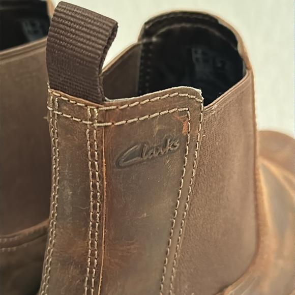 Clarks Brown Bushacre Hill Clarkdale Easy Boots Men's US Size 11.5 - Picture 2 of 12